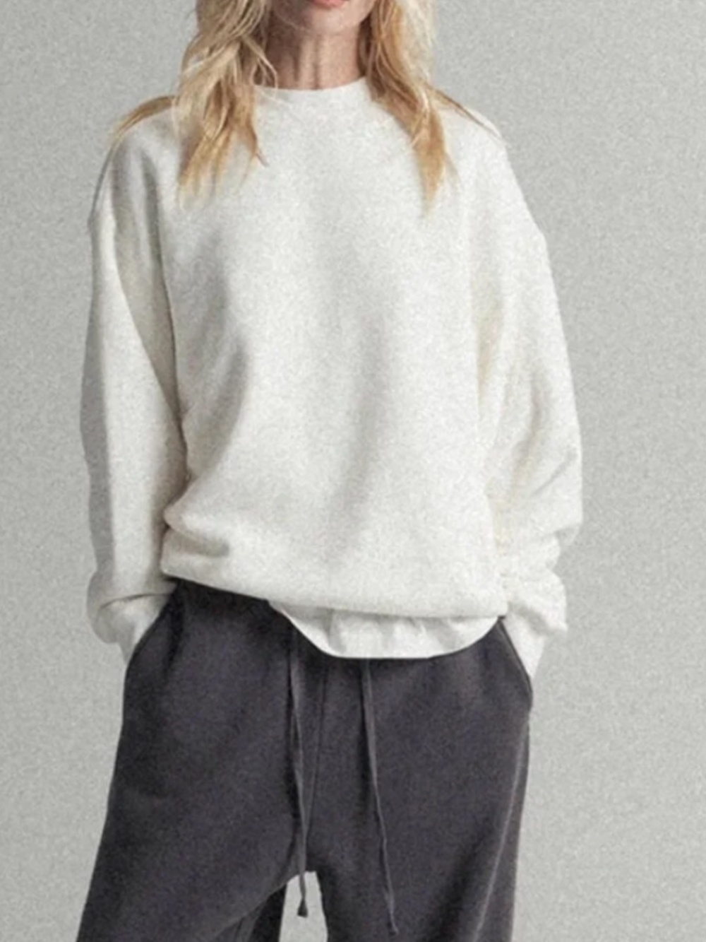 Elwood Core Oversize Crewneck Sweatshirt Organic Cotton NWT